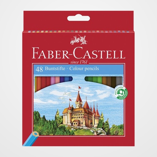 LAPICES de COLORES FABER-CASTELL  estuche de 48