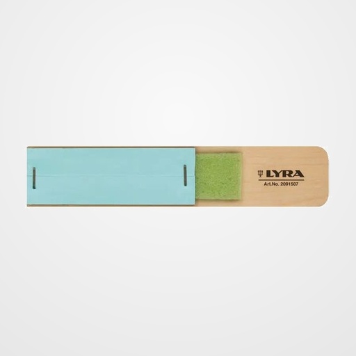RASQUETA LYRA PAPEL DE LIJA CON 10 TIRAS
