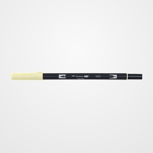 ROTULADOR TOMBOW DOBLE PUNTA PINCEL AMARILLO BEBE