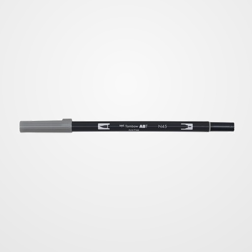 ROTULADOR TOMBOW DOBLE PUNTA PINCEL GRIS FRIO 10