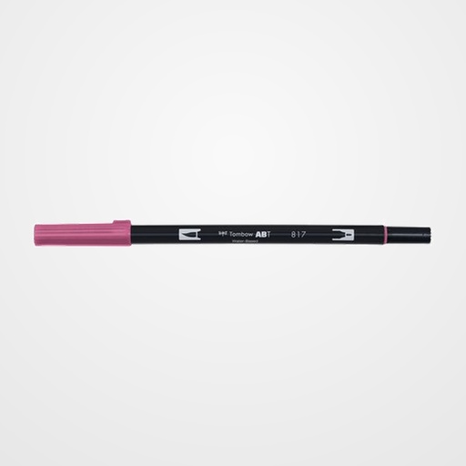 ROTULADOR TOMBOW DOBLE PUNTA PINCEL MALVA