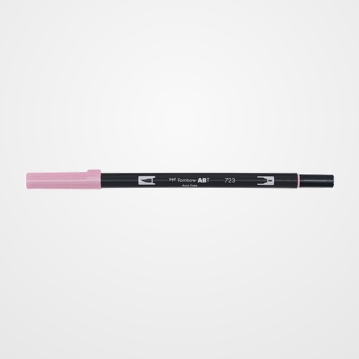 ROTULADOR TOMBOW DOBLE PUNTA PINCEL ROSA