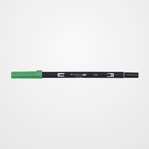 ROTULADOR TOMBOW DOBLE PUNTA PINCEL VERDE