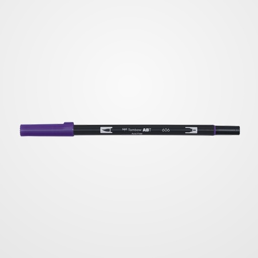 ROTULADOR TOMBOW DOBLE PUNTA PINCEL VIOLETA