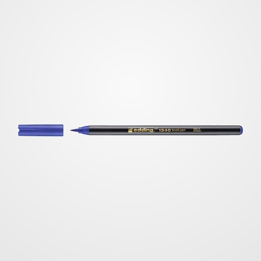 ROTULADOR FIBRA EDDING 1340 BRUSHPEN AZUL