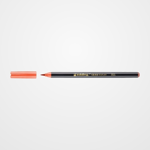 ROTULADOR FIBRA EDDING 1340 BRUSHPEN MANDARINA