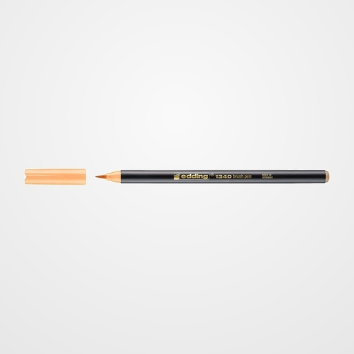 ROTULADOR FIBRA EDDING 1340 BRUSHPEN NARANJA CLARO