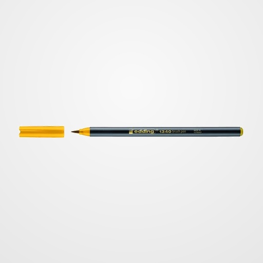 ROTULADOR FIBRA EDDING 1340 BRUSHPEN PAPAYA