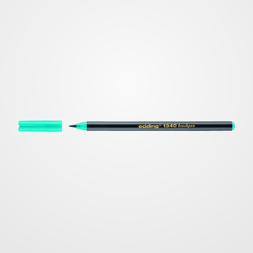 ROTULADOR FIBRA EDDING 1340 BRUSHPEN TURQUESA