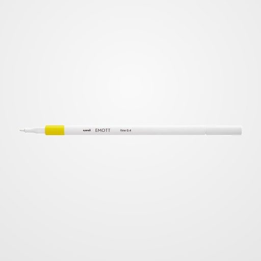 ROTULADOR FIBRA UNI-BALL EMOTT FINELINER PEM-SY.28 (0,4) LIMON