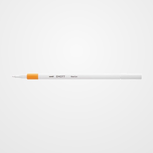ROTULADOR FIBRA UNI-BALL EMOTT FINELINER PEM-SY.3 (0,4) NARANJA CLARO