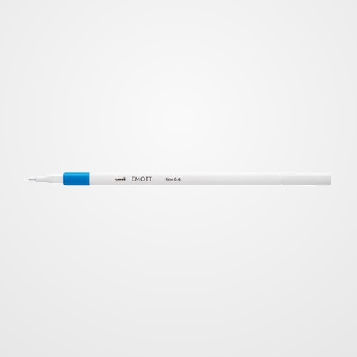 ROTULADOR FIBRA UNI-BALL EMOTT FINELINER PEM-SY.48 (0,4) AZUL CIELO