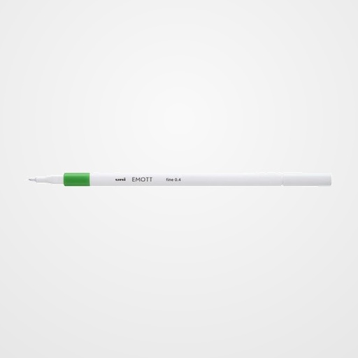 ROTULADOR FIBRA UNI-BALL EMOTT FINELINER PEM-SY.6 (0,4) VERDE