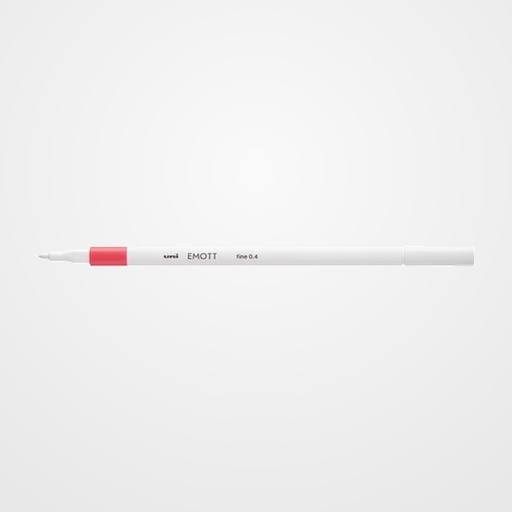 ROTULADOR FIBRA UNI-BALL EMOTT FINELINER PEM-SY.66 (0,4) ROSA CORAL