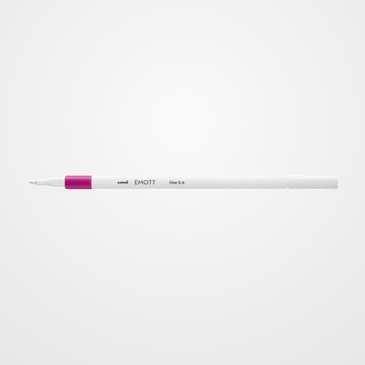 ROTULADOR FIBRA UNI-BALL EMOTT FINELINER PEM-SY.67 (0,4) ROSA VIVO