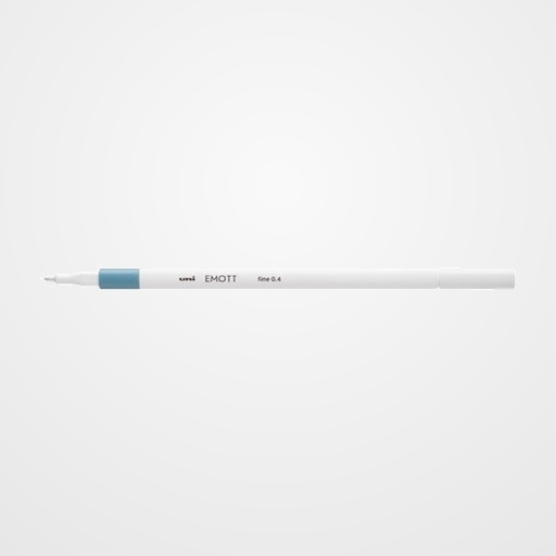 ROTULADOR FIBRA UNI-BALL EMOTT FINELINER PEM-SY.79 (0,4) AZUL PRUSIA