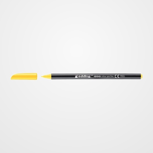 ROTULADOR FIBRA EDDING 1200  AMARILLO