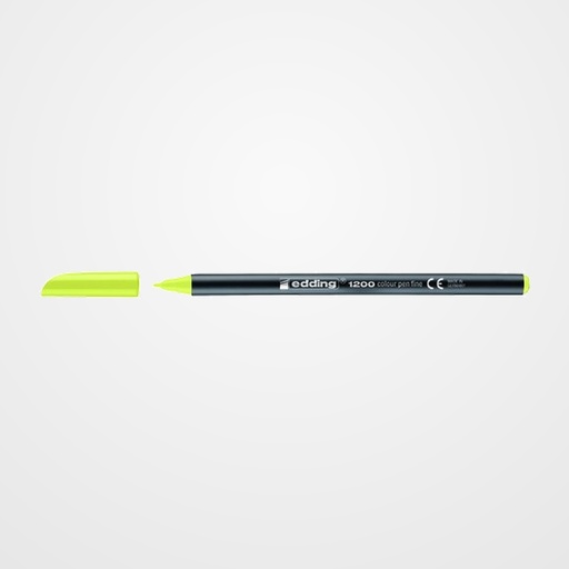 ROTULADOR FIBRA EDDING 1200  AMARILLO NEON
