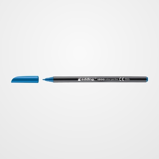 ROTULADOR FIBRA EDDING 1200  AZUL CLARO