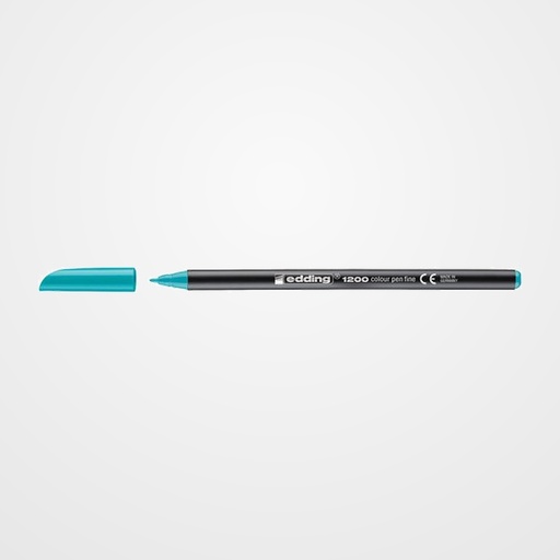 ROTULADOR FIBRA EDDING 1200  AZUL TURQUESA