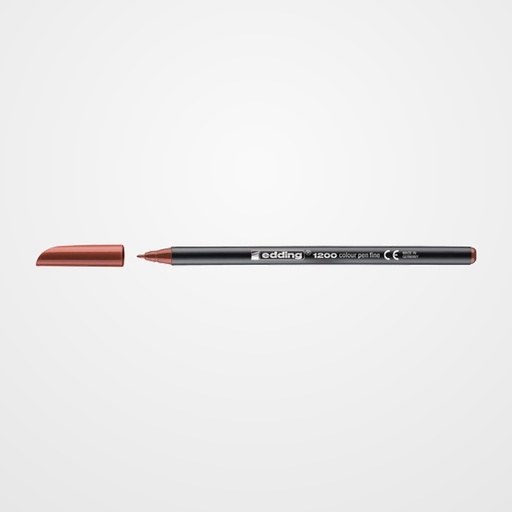 ROTULADOR FIBRA EDDING 1200  MARRON