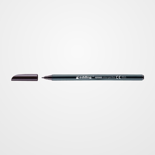 ROTULADOR FIBRA EDDING 1200  MARRON OSCURO