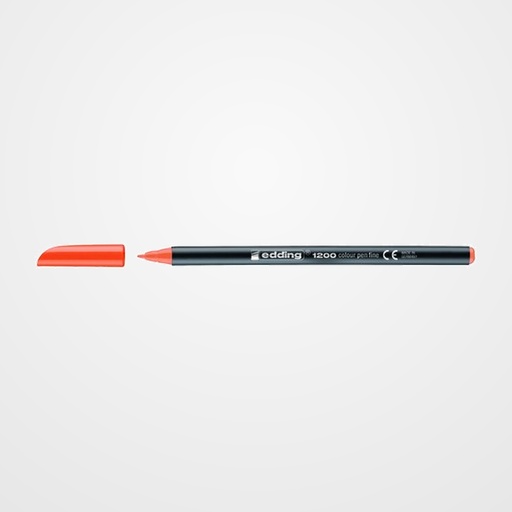 ROTULADOR FIBRA EDDING 1200  NARANJA