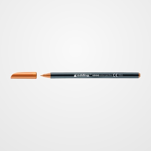 ROTULADOR FIBRA EDDING 1200  NARANJA CLARO
