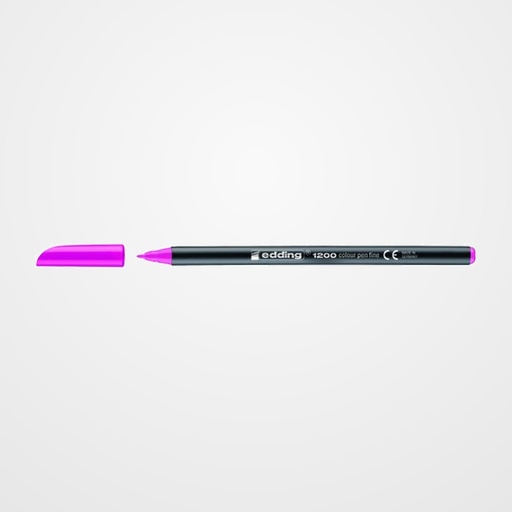 ROTULADOR FIBRA EDDING 1200  ROSA NEON