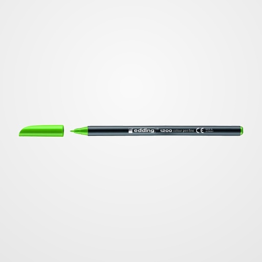 ROTULADOR FIBRA EDDING 1200  VERDE CLARO