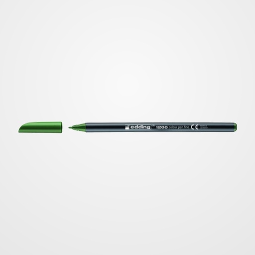 ROTULADOR FIBRA EDDING 1200  VERDE OLIVA