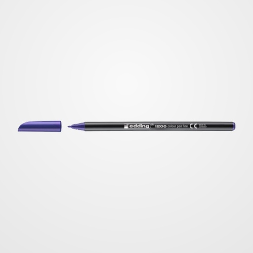 ROTULADOR FIBRA EDDING 1200  VIOLETA