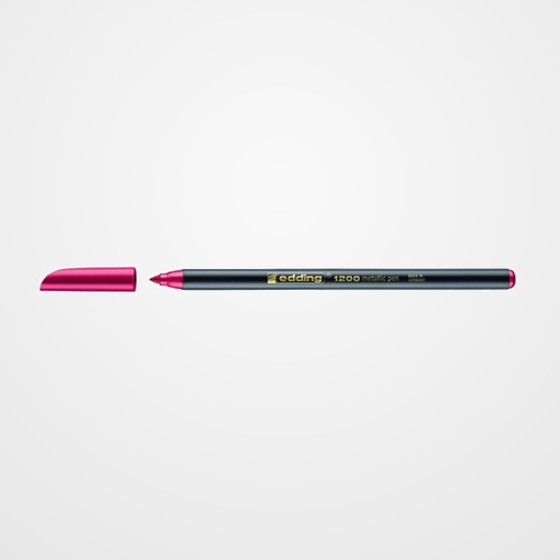 ROTULADOR FIBRA EDDING 1200-METALLIC  ROJO