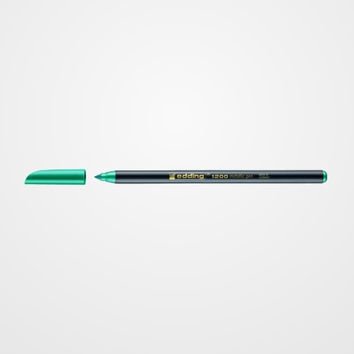 ROTULADOR FIBRA EDDING 1200-METALLIC  VERDE