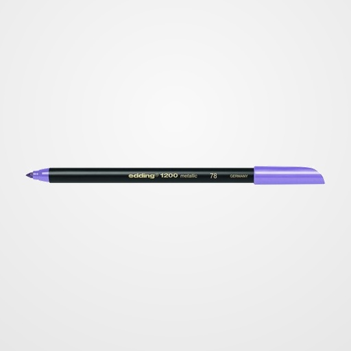 ROTULADOR FIBRA EDDING 1200-METALLIC  VIOLETA