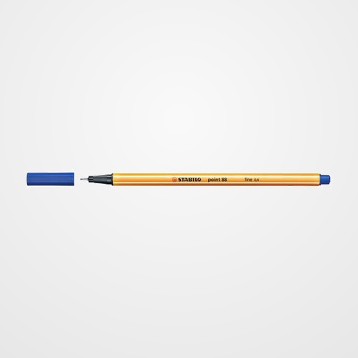 ROTULADOR FIBRA STABILO POINT 88  AZUL