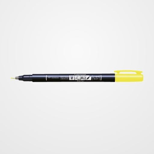 ROTULADOR TOMBOW CALIGRAFIA FUDENOSUKE PUNTA DURA AMARILLO