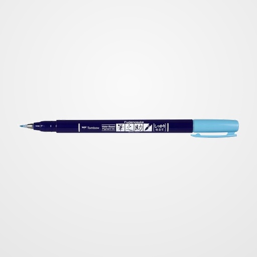 ROTULADOR TOMBOW CALIGRAFIA FUDENOSUKE PUNTA DURA AZUL NEON