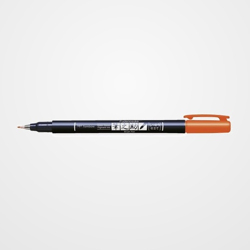 ROTULADOR TOMBOW CALIGRAFIA FUDENOSUKE PUNTA DURA NARANJA
