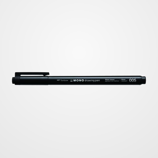 ROTULADOR CALIBRADO TOMBOW MONO DRAWING PEN PUNTA FINA 005 (0,20 mm) NEGRO