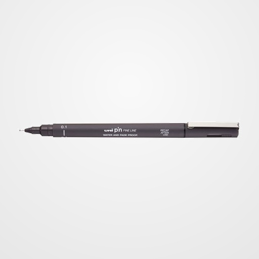 ROTULADOR CALIBRADO UNI-BALL PIN 0,1 mm GRIS OSCURO