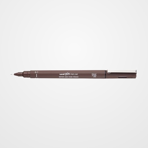 ROTULADOR CALIBRADO UNI-BALL PIN 0,1 mm SEPIA