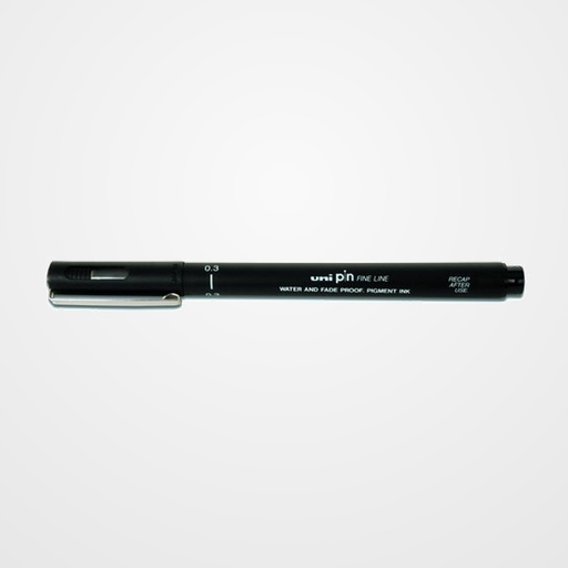ROTULADOR CALIBRADO UNI-BALL PIN 0,3 mm NEGRO