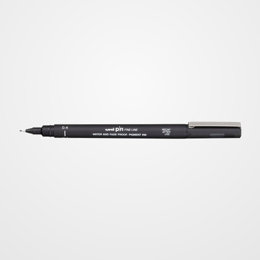 ROTULADOR CALIBRADO UNI-BALL PIN 0,4 mm NEGRO