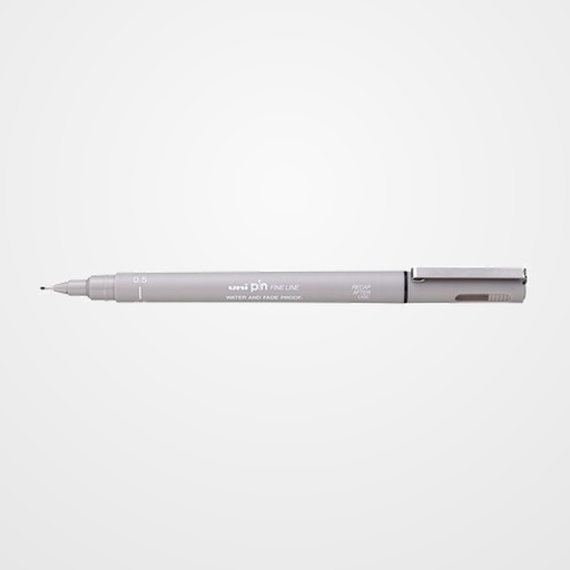 ROTULADOR CALIBRADO UNI-BALL PIN 0,5 mm GRIS CLARO