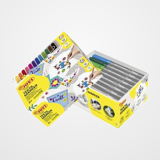 ROTULADOR  JOVI DECOR TEXTIL CAJA de 48