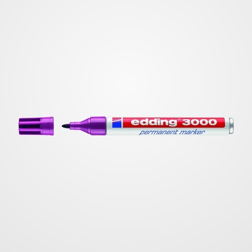 MARCADOR PERMANENTE EDDING 3000 CONICO  MAGENTA