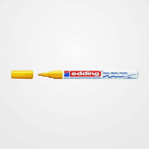MARCADOR T.OPACA PERM. EDDING  751 CONICO AMARILLO