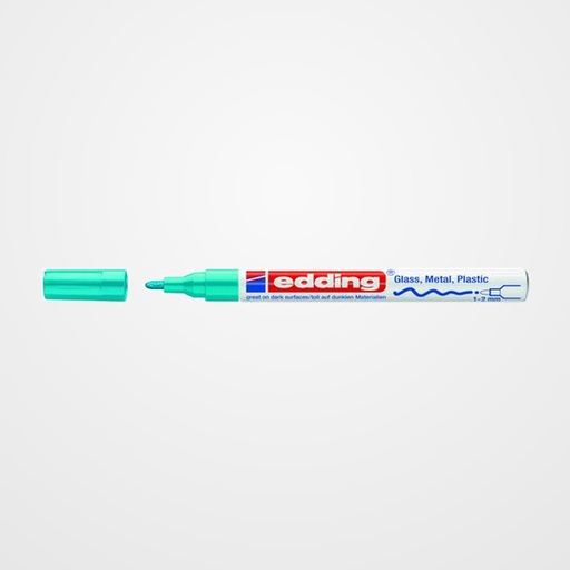 MARCADOR T.OPACA PERM. EDDING  751 CONICO AZUL CLARO