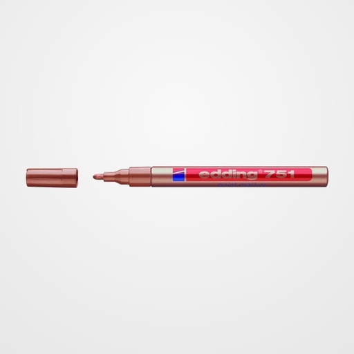 MARCADOR T.OPACA PERM. EDDING  751 CONICO COBRE